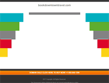 Tablet Screenshot of bookdowntowntravel.com